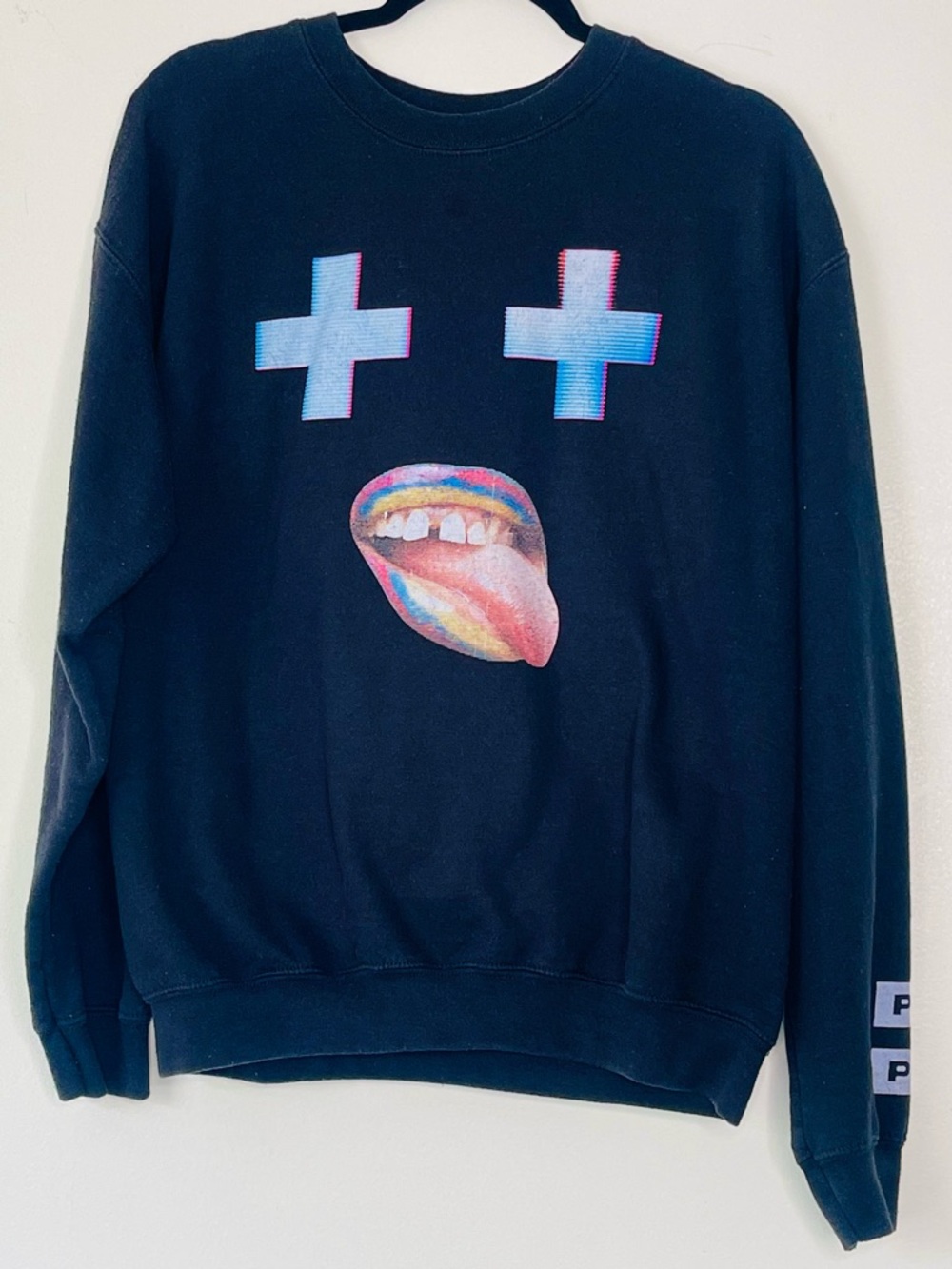 Original design, large oversized crewneck sweater.
